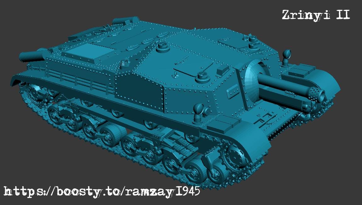 BA Battlegroup Zrinyi II (M) (Hungary, WW2) Various Scales