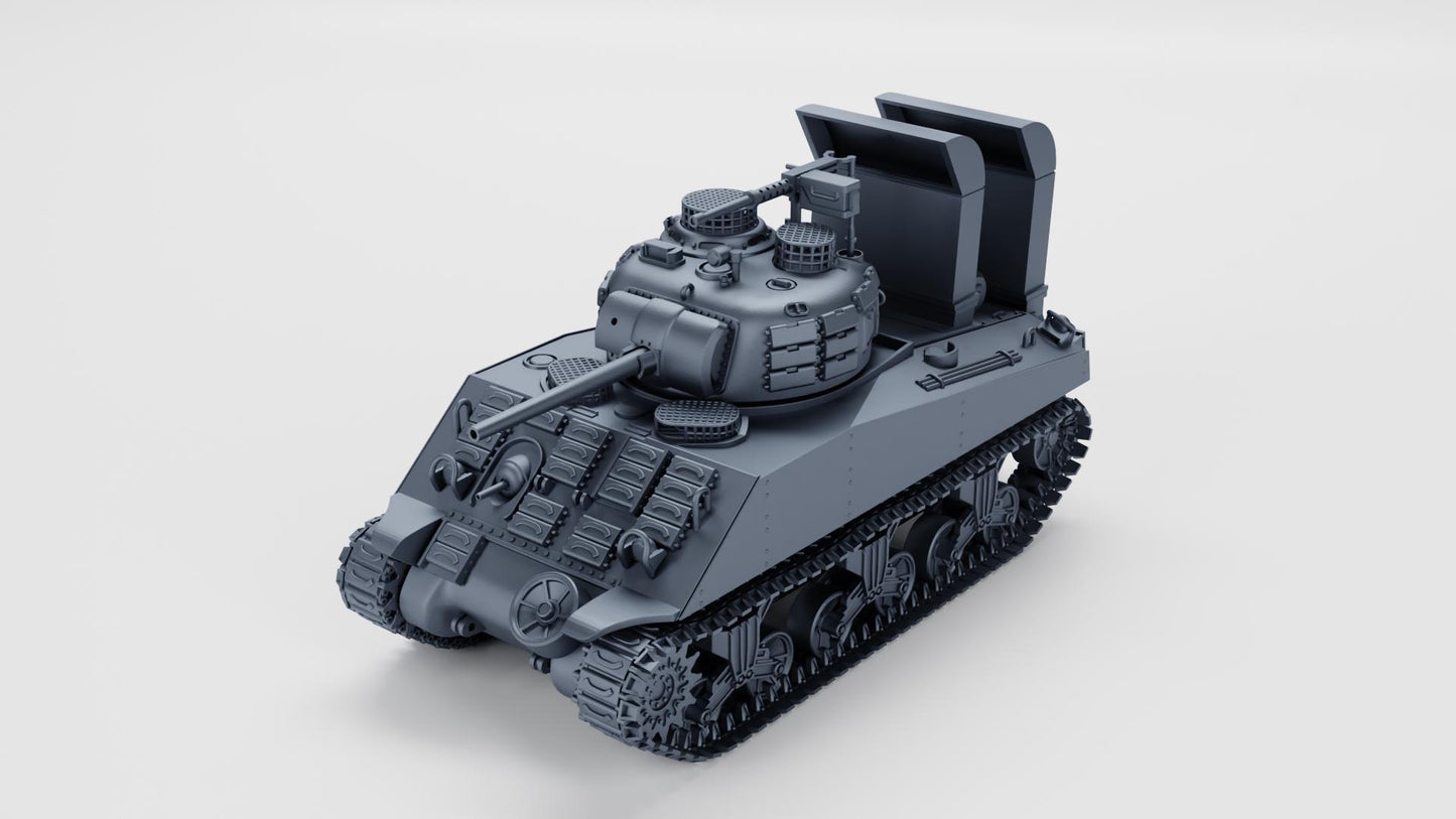 Ba Battlegroup Sherman M4A3(75)W “Beelzebub” (USA, WW2) Various Scales