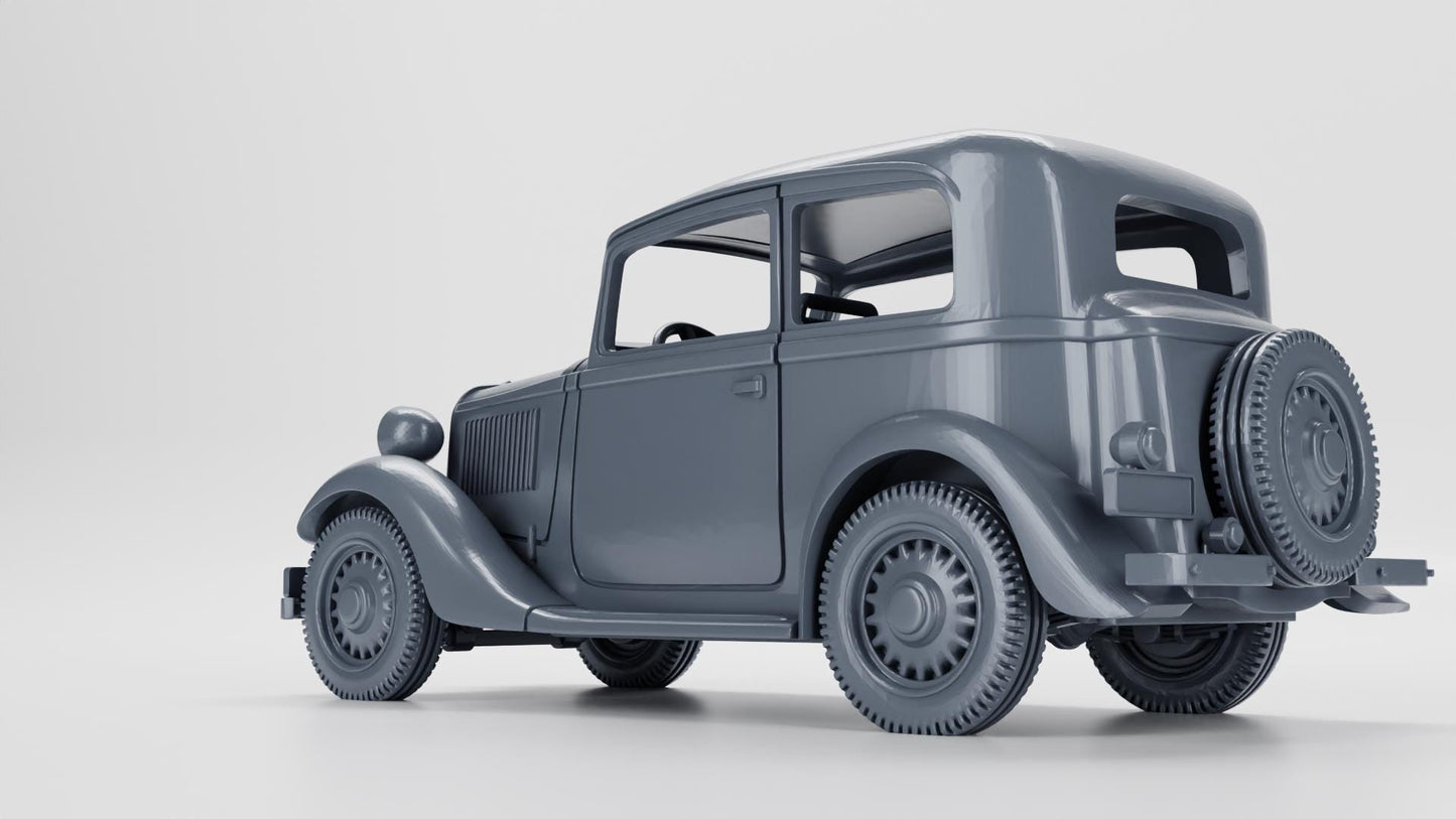 BA Battlegroup FIAT 508C Balilla (WW2 Italy ) 3D Printed Various Scales