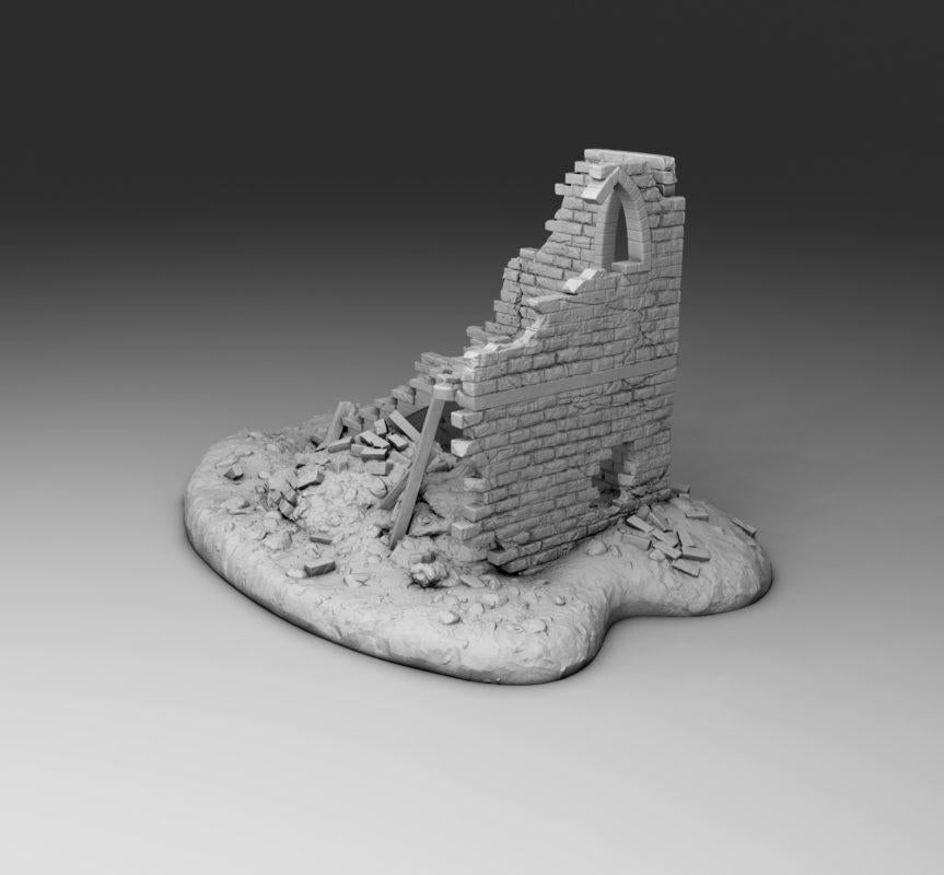 Wargaming Terrain Arab Wall | 3D Printed Miniatures in 1:56 Scale Various Scales