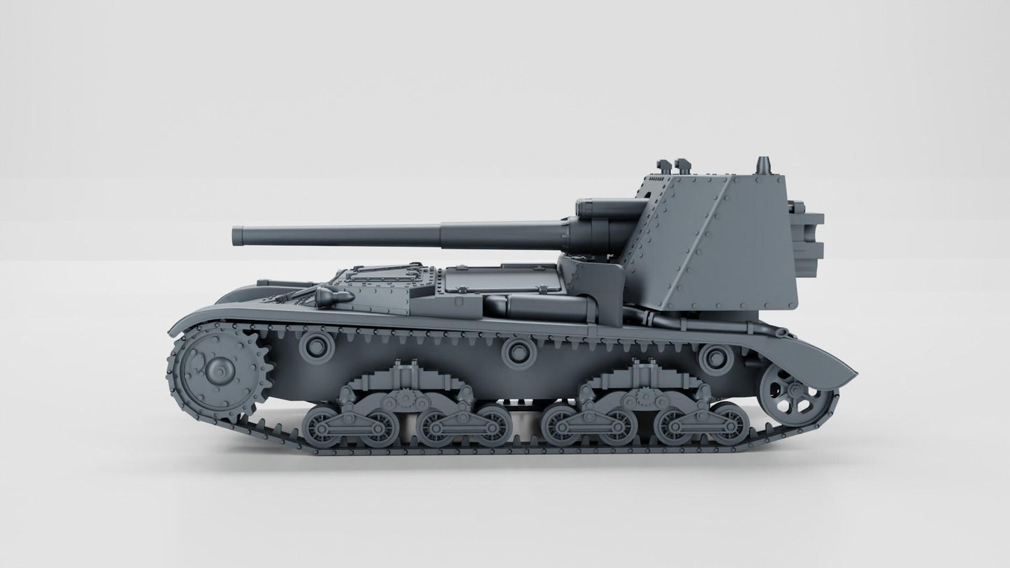BA Battlegroup Italian Semovente da 90-53 (WW2 Italy ) 3D Printed Various Scales