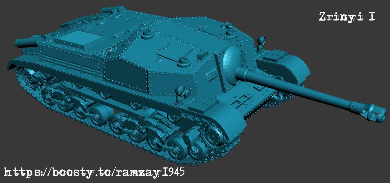 BA Battlegroup Zrinyi I (M) (Hungary, WW2) Various Scales