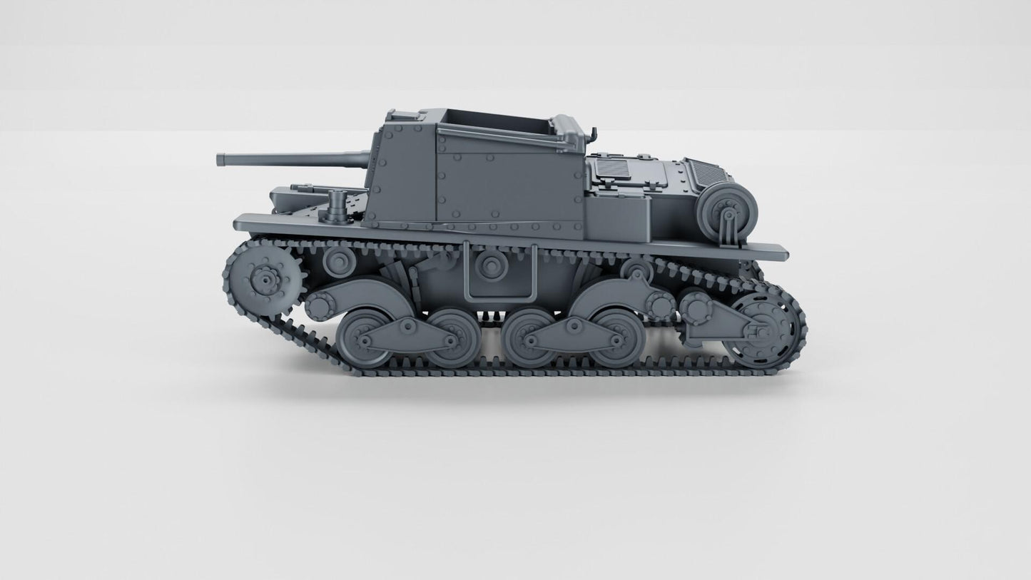 Semovente L40 da 47-32: Italian WWII Self-Propelled Gun, 3D Printed