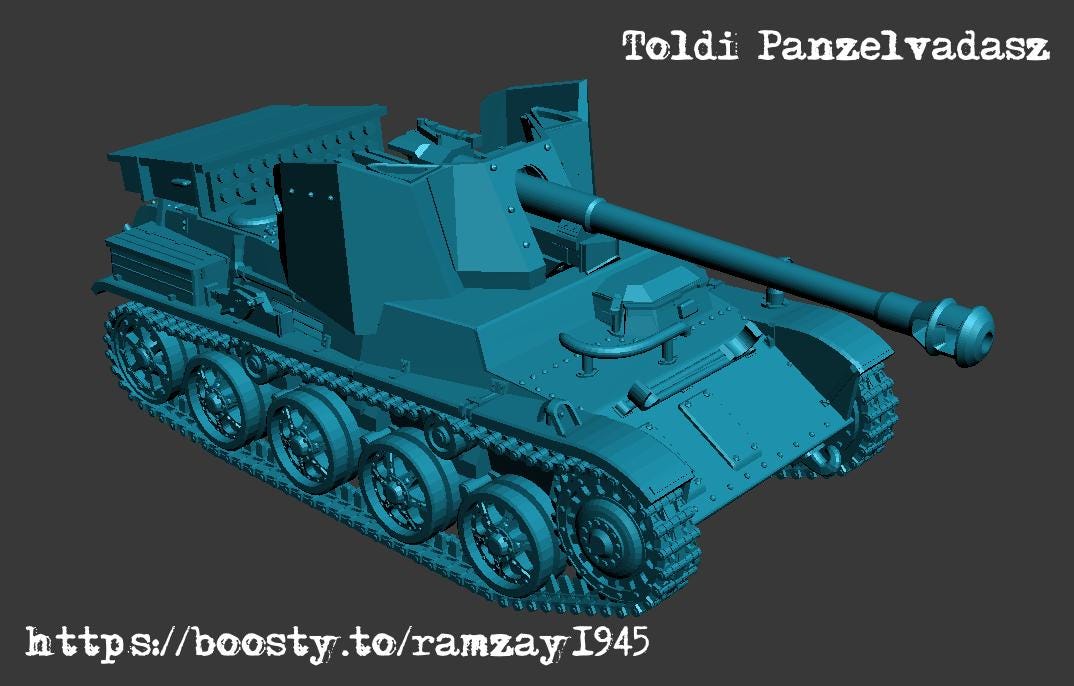BA Battlegroup Toldi Panzelvadasz (S) (Hungary, WW2) Various Scales