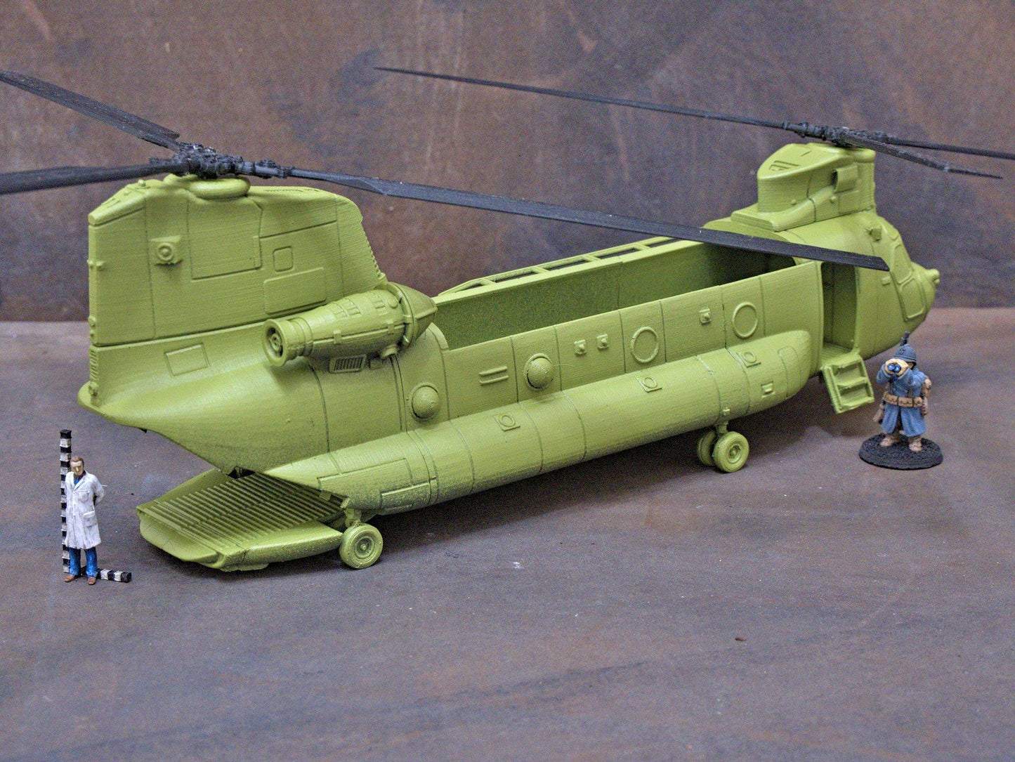 Boeing CH-47 Chinook with playable Interior (US,Ww2) Wargaming Terrain PLA Print
