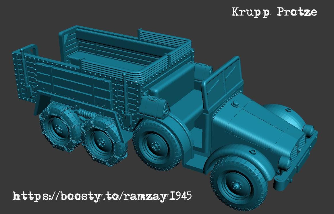 BA Battlegroup Krupp Protze (M) (Hungary, WW2) Various Scales
