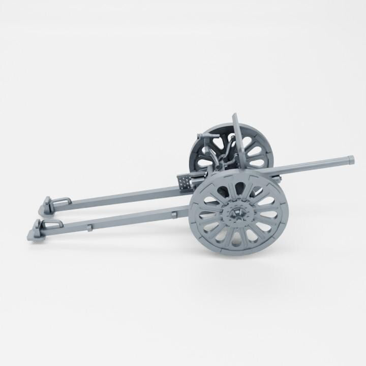 Battlegroup Imperial Japan Type_1_37mm Howitzer (Japan WW2) Various Scales