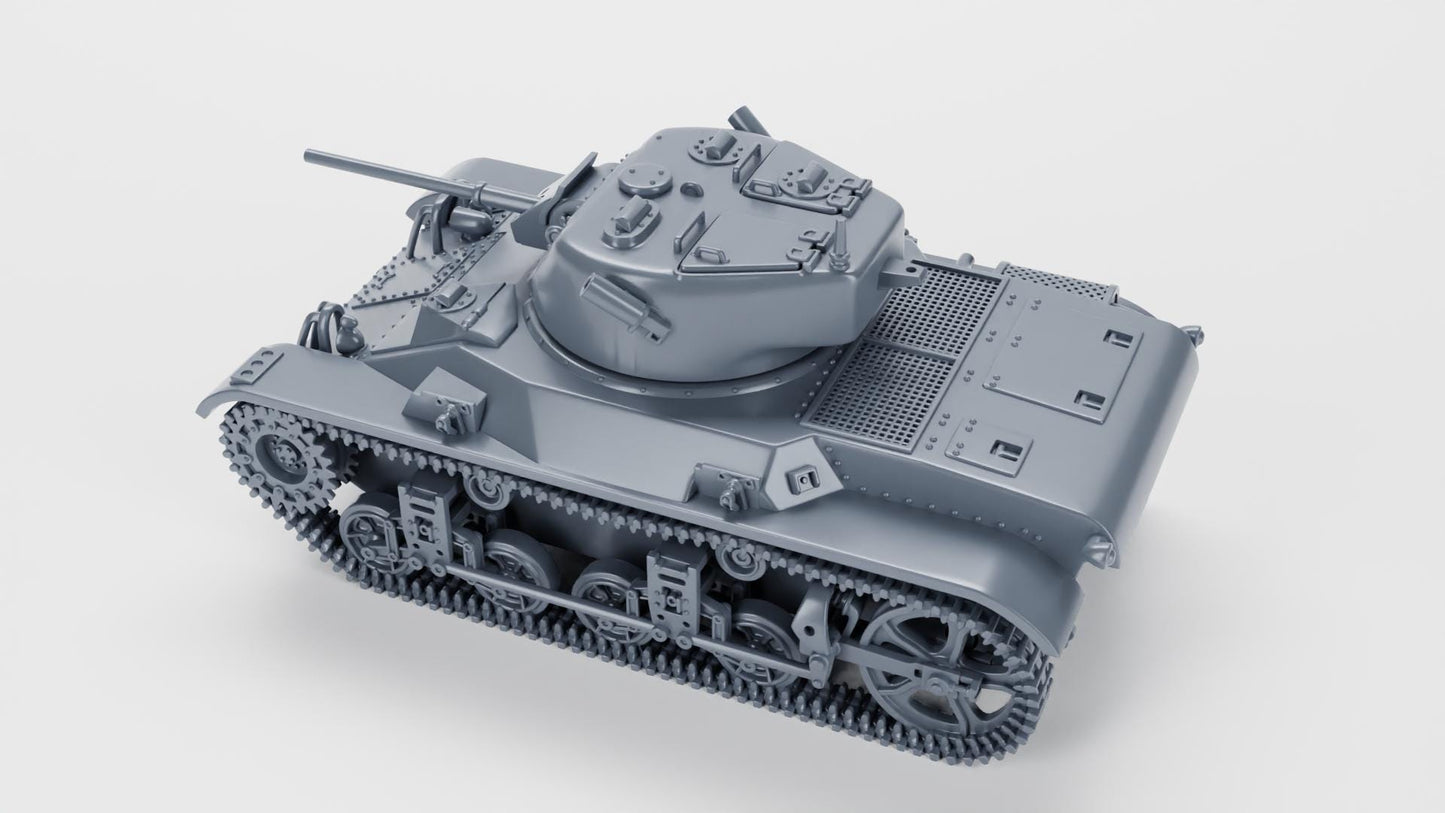 Ba Battlegroup M22 Locust Light tank (USA, WW2) Various Scales