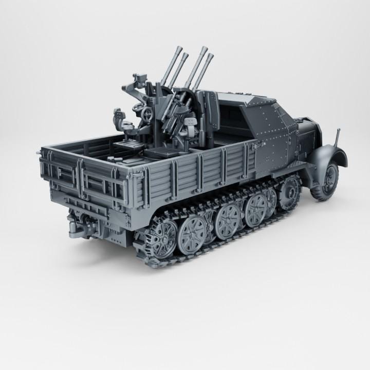 BA Battlegroup Sd.Kfz.7-1 - 20mm Flakvierling 38 (Germany , WW2) Various Scales