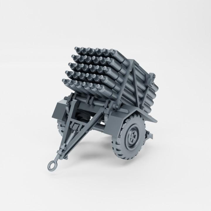 BA Battlegroup  Land mattress rocket launcher (USA WW2)