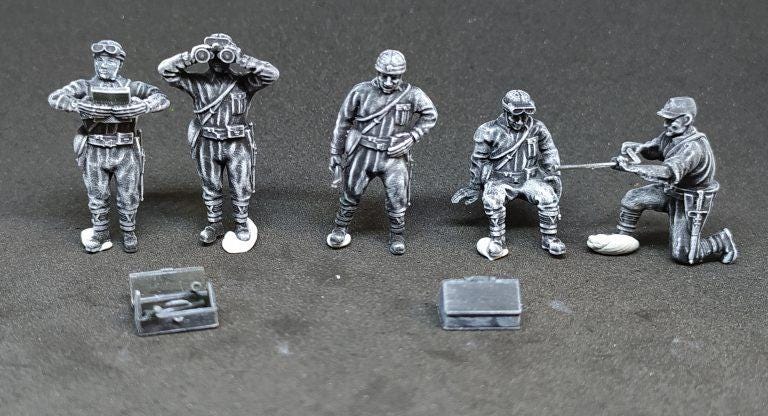 Imperial  Japan Tank Crew(7)  | 3D Printed Miniatures in 1:56 Scale Various Scales