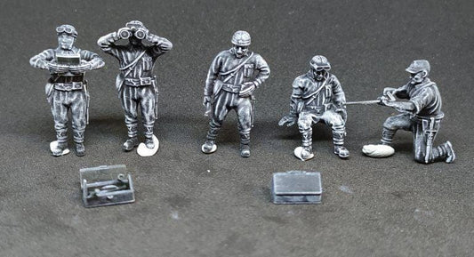 Imperial  Japan Tank Crew(7)  | 3D Printed Miniatures in 1:56 Scale Various Scales