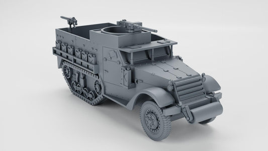 BA Battlegroup American M5 Halftrack (USA, WW2)  3D Printed Various Scales
