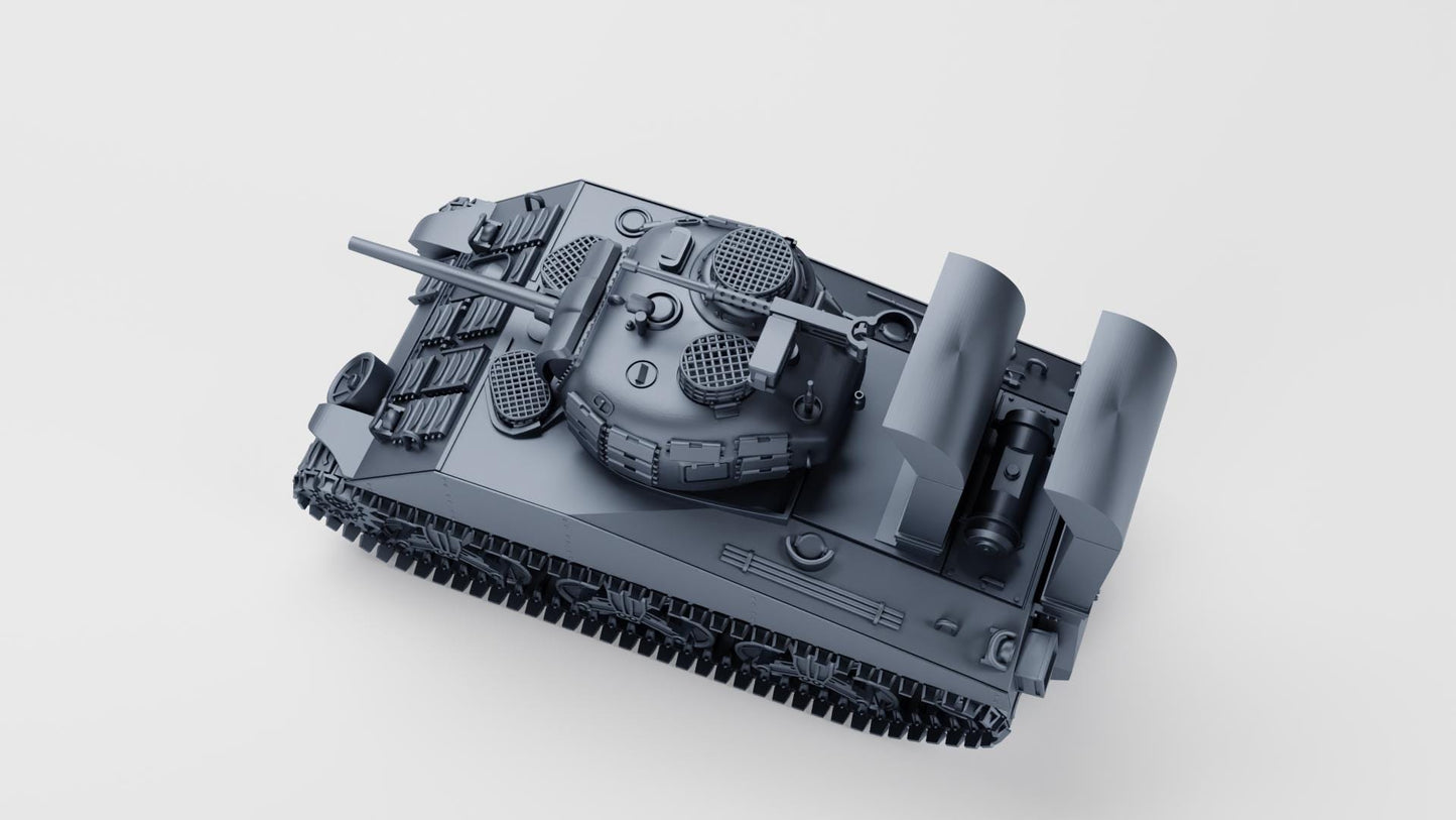Ba Battlegroup Sherman M4A3(75)W “Beelzebub” (USA, WW2) Various Scales