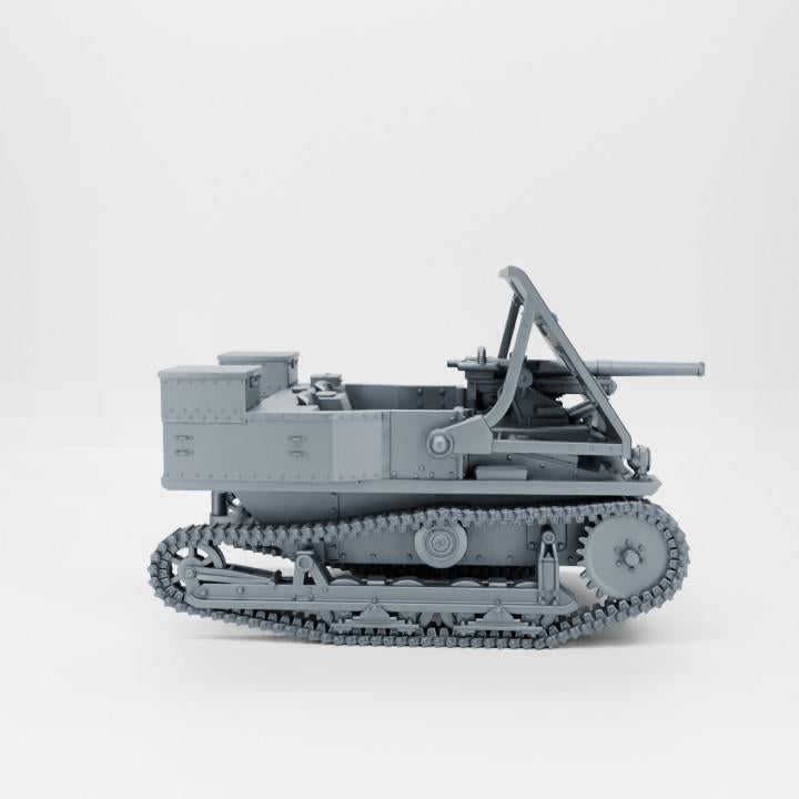 Carden-Loyd Mk.VI 47mm Gun: Belgium WW2 Resin Miniature