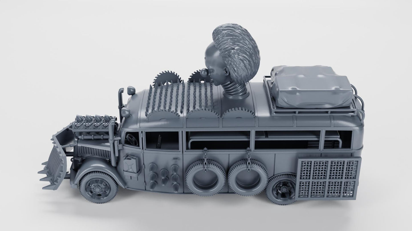 Opel Blitz Ambulance Bus (Germany, WW2) K47 Fallout Gaslands Weird War II 1-64