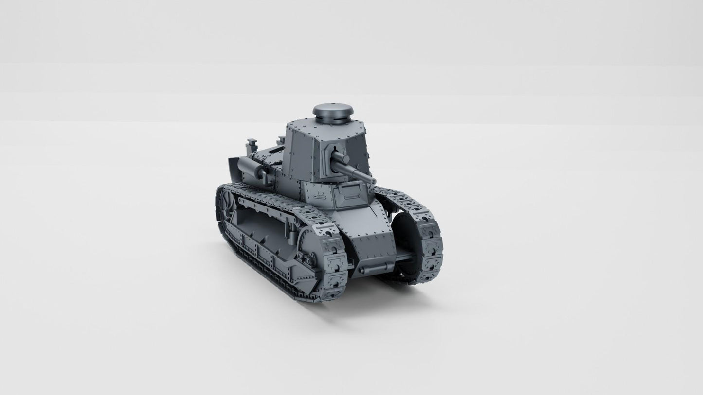 BA Battlegroup Italian Fiat 3000 mod.30 Interwar  (WW2 Italy ) 3D Printed Various Scales