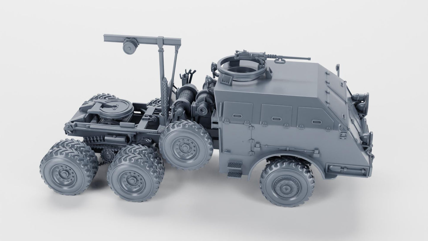 M25 Tank Transporter Dragon Wagon (US) – 3D Printed Resin Miniature | Highly Detailed WWII Vehicle | Multiple Scales
