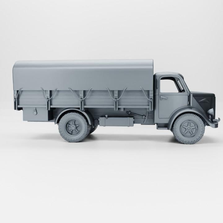 Bianchi Miles Truck: 3D Printed Resin Miniature - WWII Italy