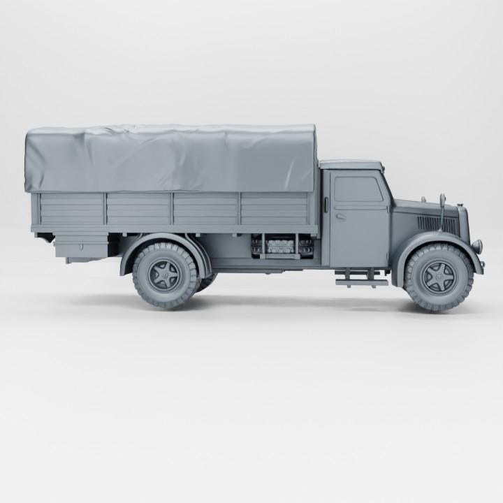 BA Battlegroup Medium Truck OM Taurus (WW2 Italy ) 3D Printed Various Scales
