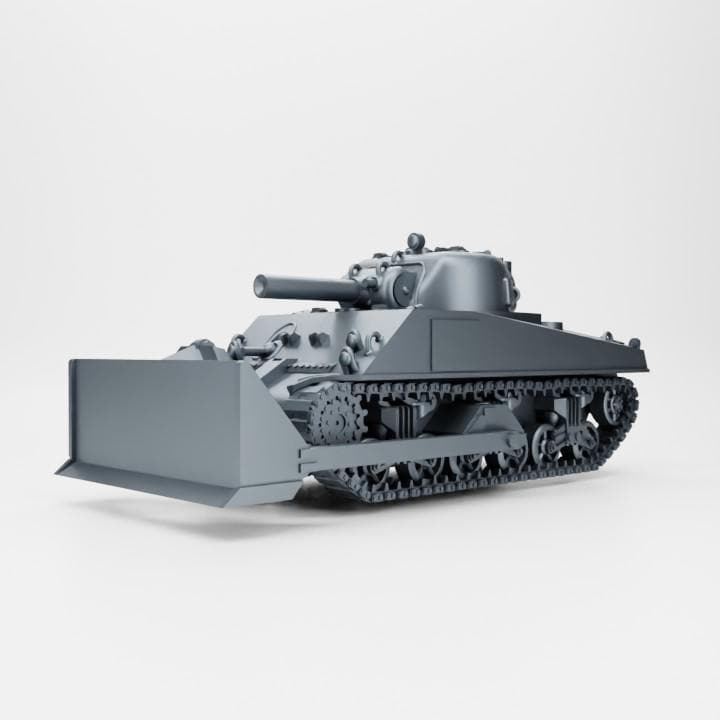 Bolt Action Battlegroup USA Medium tank M4A2 Sherman Dozer (USA , WW2) 2 variants