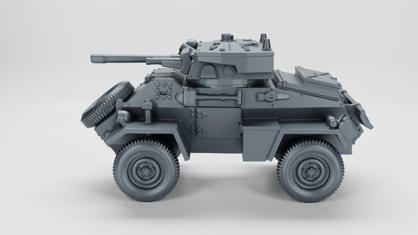 3D Printed Humber MK II Scout Car: British WW2 Miniature
