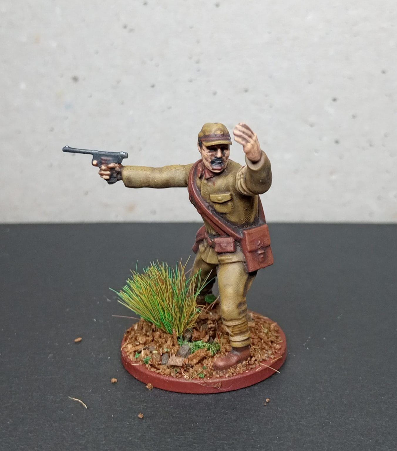 Imperial Japan HQ Officers(4)  | 3D Printed Miniatures in 1:56 Scale Various Scales