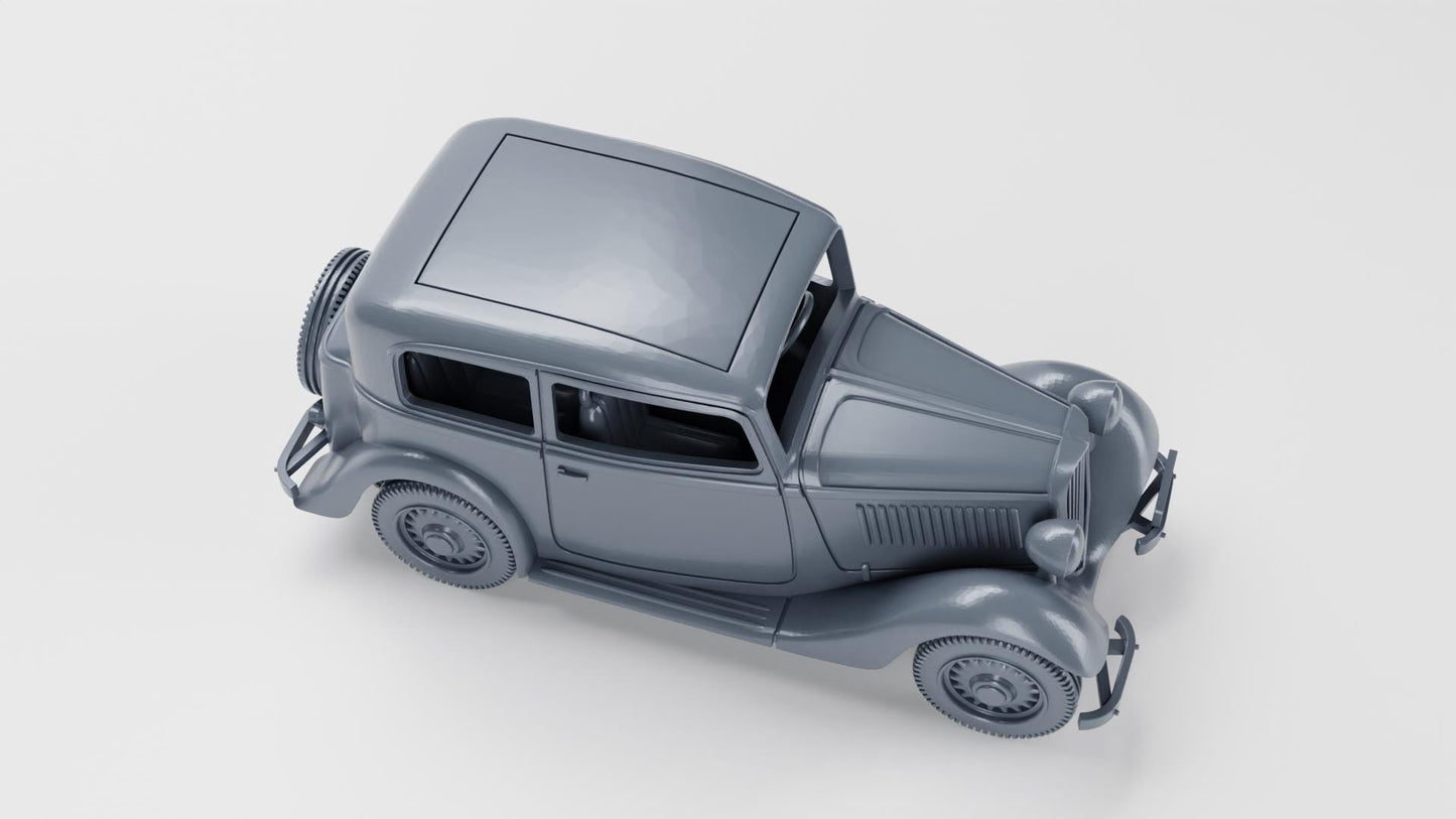 BA Battlegroup FIAT 508C Balilla (WW2 Italy ) 3D Printed Various Scales