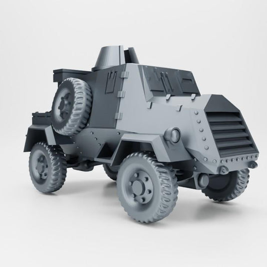 Otter Mk I Armoured Car – WWII Canadian Recon Vehicle | High-Detail 3D Printed Resin Model | Multiple Scales for Wargaming & Dioramas