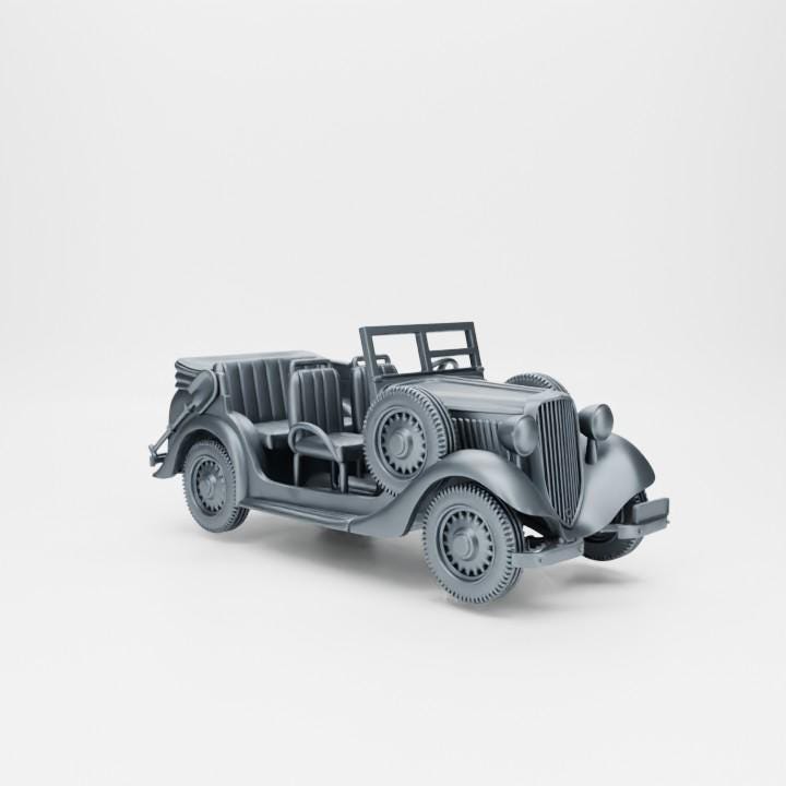 BA Battlegroup Polish Fiat 508IIIW Lazik Jeep (opened and closed) (Poland WW2)