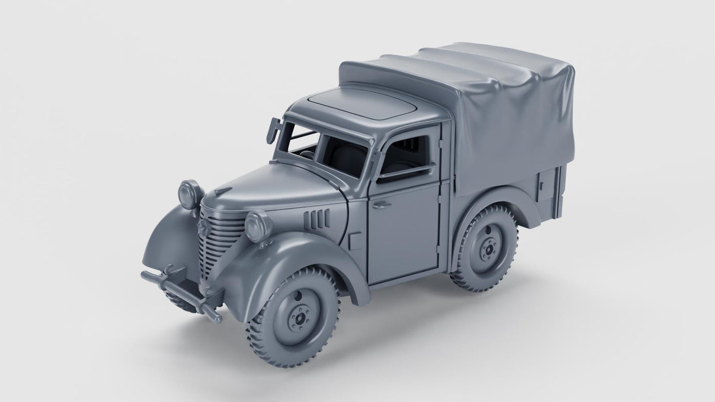 Type 95 Kurogane Pickup (Japan)  – 3D Printed Resin Miniature | Highly Detailed WWII Vehicle | Multiple Scales (1/72, 1/56, 1/48, 1/35)