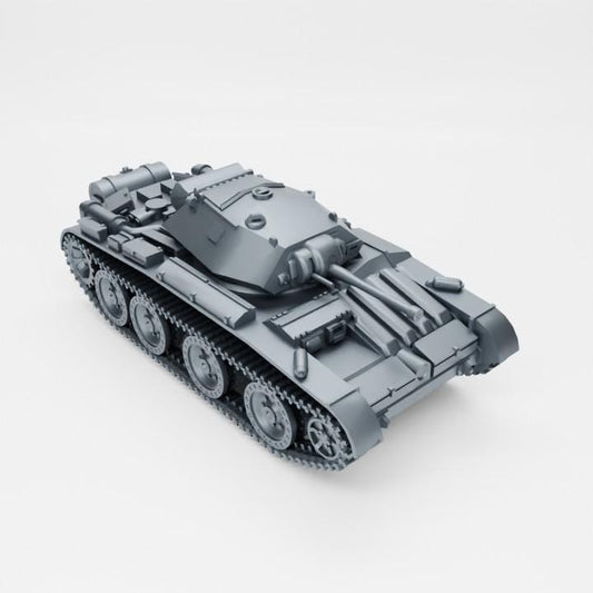 A13 Mk III Covenanter Tank  (UK, WW2) Various Scales British 3D Printed
