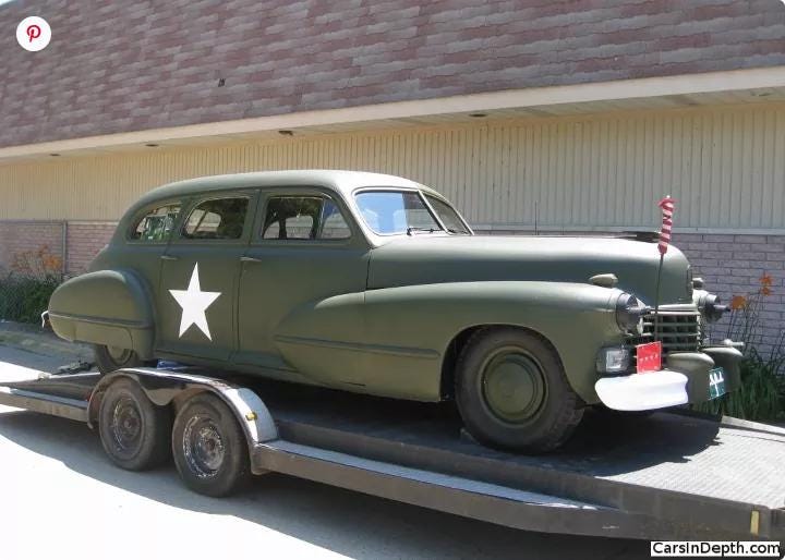 Resin Cadillac Staff Car Miniature: General Eisenhower's WWII Car