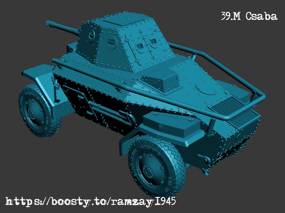 BA Battlegroup 39M Csaba (S) (Hungary, WW2) Various Scales