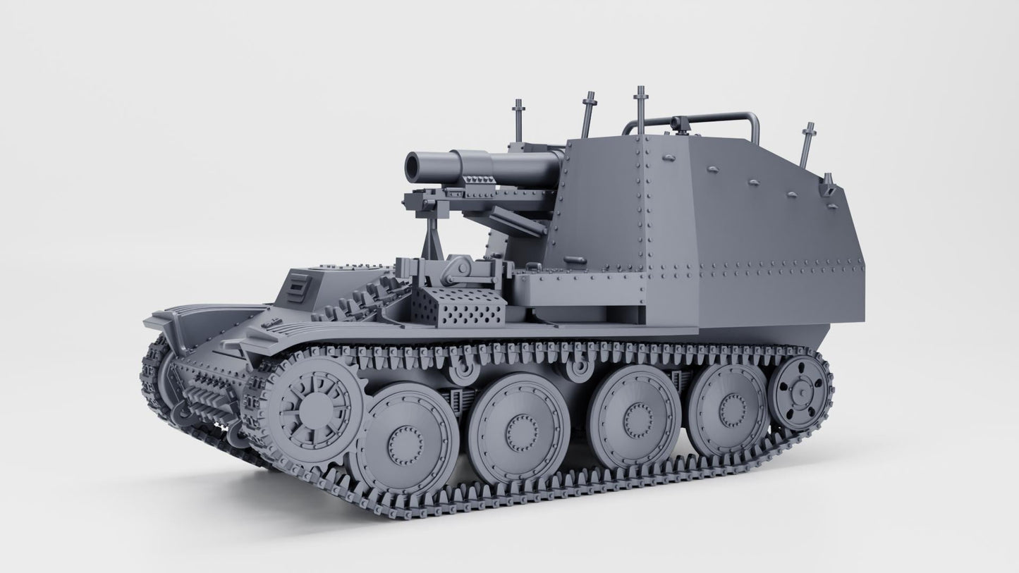 BA Battlegroup sIG 33 auf Panzer 38(t) Ausf.K Grille  (Germany, WW2) Various Scales