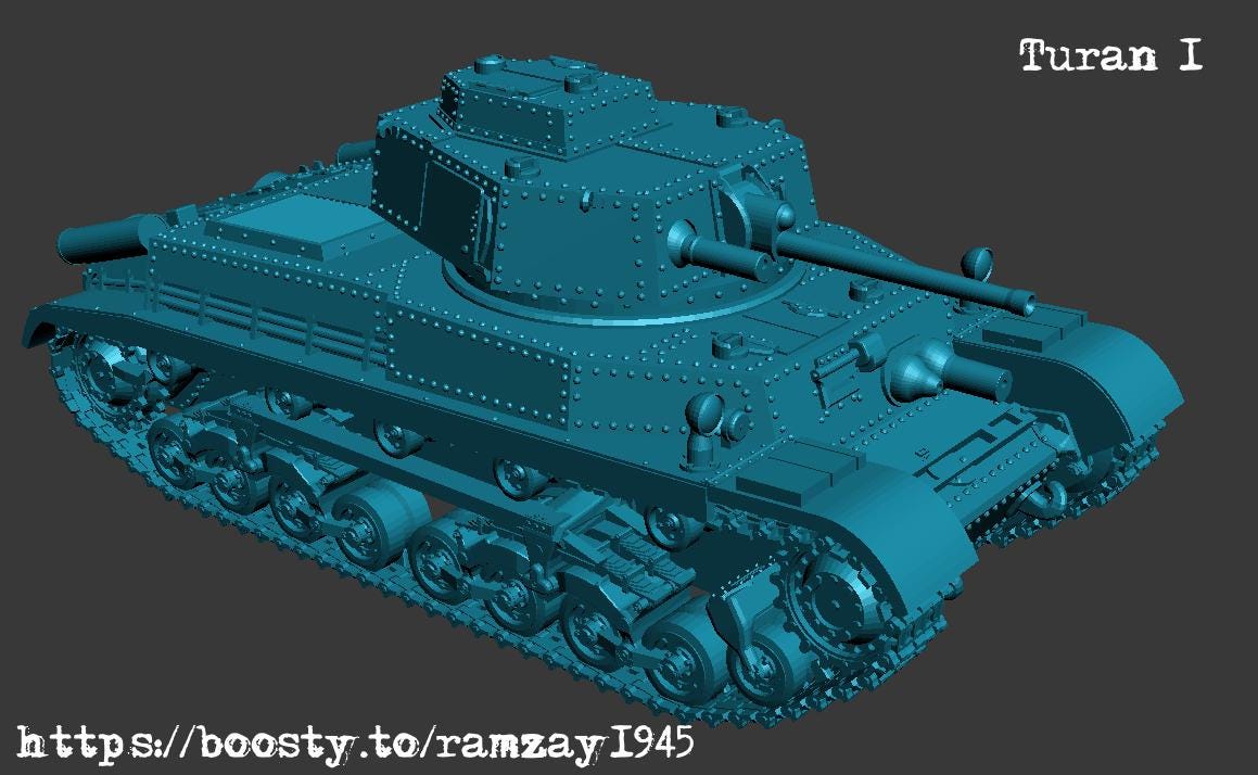 BA Battlegroup Turan I (M)  (Hungary, WW2) Various Scales