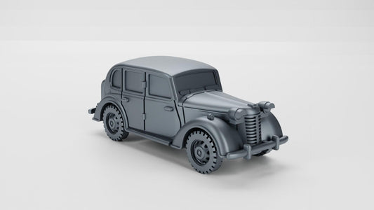 BA Battlegroup Austin Ten Staff Car (WW2 Commonwealth) 3D Printed Various Scales