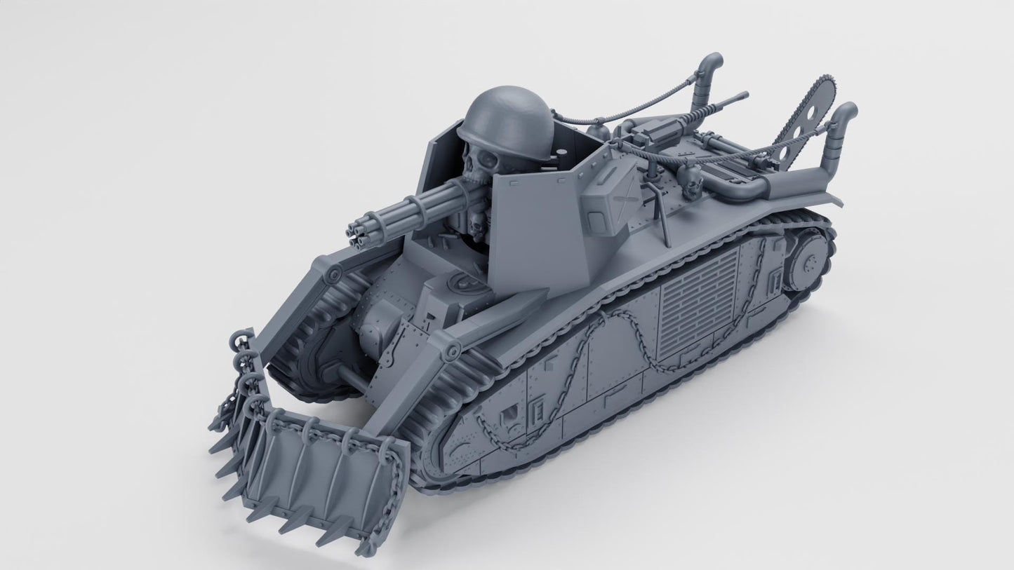 Heavy tank Char B1 (France, WW2)  K47 Fallout Gaslands Weird War II 1-64