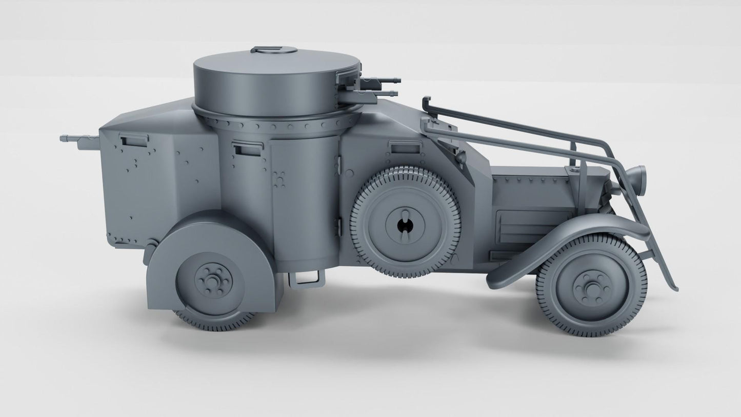 BA Battlegroup Italian Lancia 1ZM Interwar  (WW2 Italy ) 3D Printed Various Scales