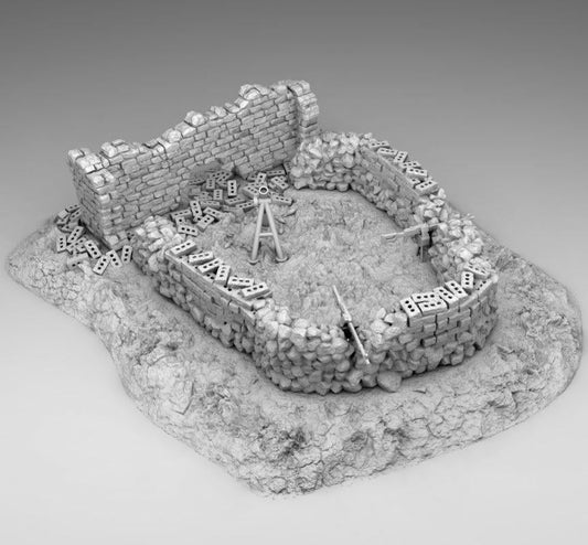 Wargaming Terrain  Arab Improvised Shelter | 3D Printed Miniatures in 1:56 Scale Various Scales