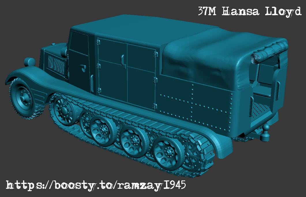 BA Battlegroup Hansa Lloyd (M) (Hungary, WW2) Various Scales