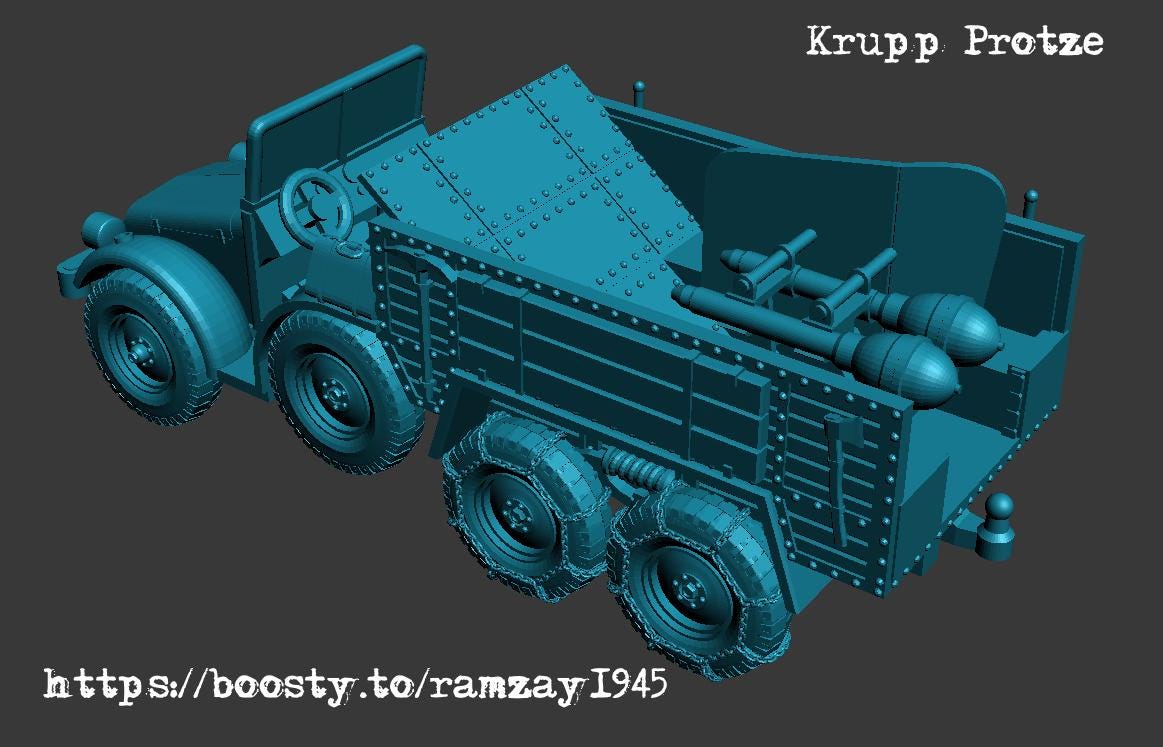 BA Battlegroup Krupp Protze (M)  (Hungary, WW2) Various Scales