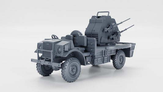 BA Battlegroup CMP F60L with Quad Polsten AA guns  (Commonwealth, WW2) Various Scales