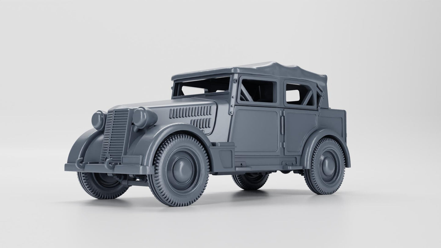 BA Battlegroup Fiat 508 CM Coloniale  (WW2 Italy ) 3D Printed Various Scales