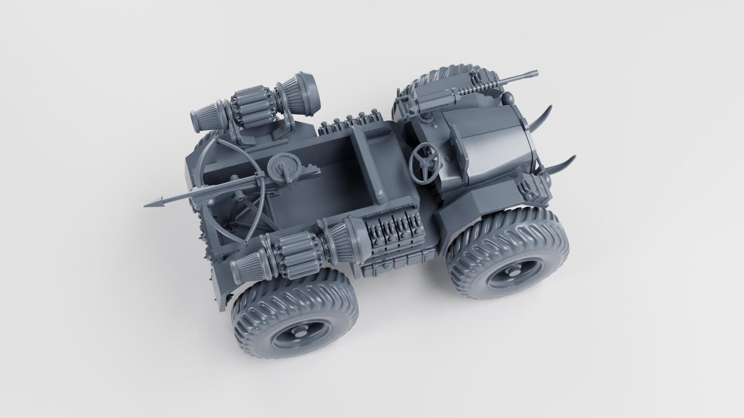 Camionetta Desertica AS 43 (Italy, WW2) K47 Fallout Gaslands Weird War II 1-64