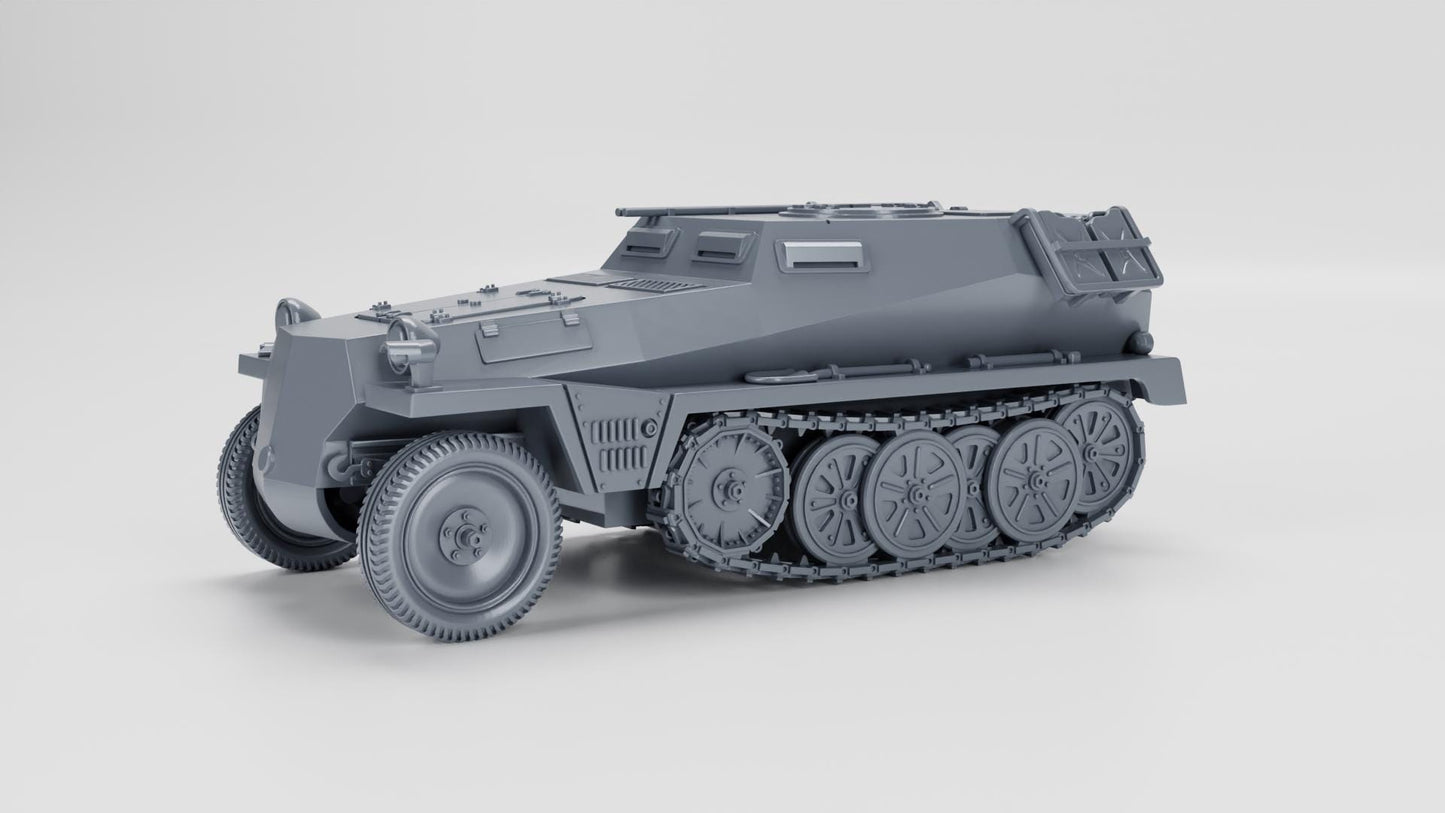 3D Printed WWII Sd.Kfz.253 Model - 28mm Tabletop Wargaming