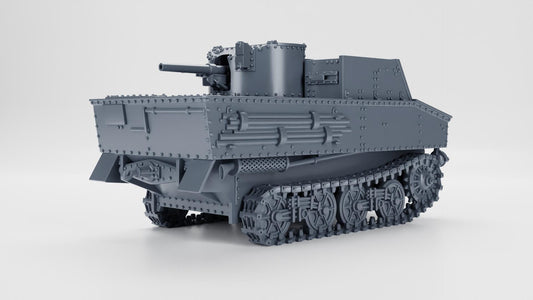 Bolt Action Battlegroup Tank hunter Vickers T13 B2 (Belgium, WW2) Various Scales