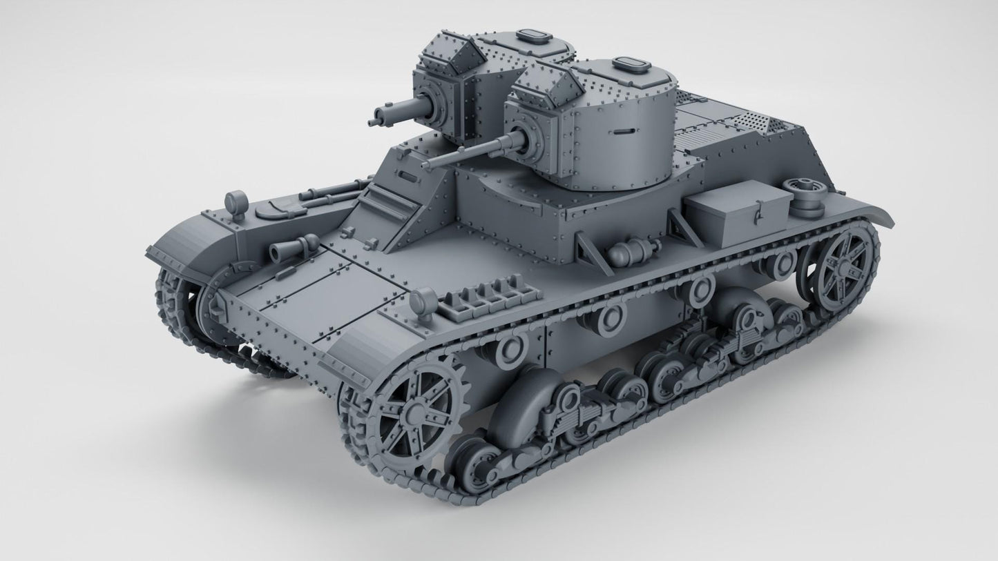 BA  Battlegroup Light Tank 7TP dw (twin turret) (Poland WW2)
