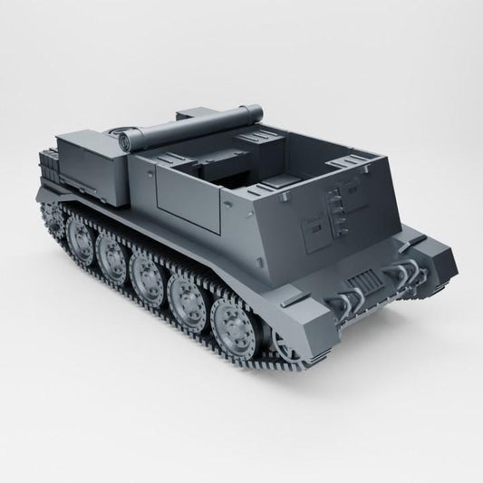 Crusader Gun Tractor – D-Day Variant | WWII British Artillery Tractor | High-Detail 3D Printed Resin Miniature (Multiple Scales)