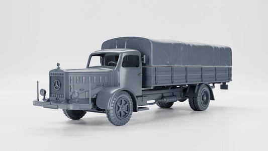 Mercedes-Benz L6500 (Germany, WW2)– 3D Printed Resin Miniature | Highly Detailed WWII Vehicle | Multiple Scales (1/72, 1/56, 1/48, 1/35)